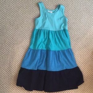 Mint condition Hanna Andersson girls blue dress.